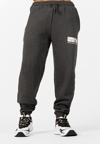 Classic Oversized Sweatpants - Dark Gray Melange