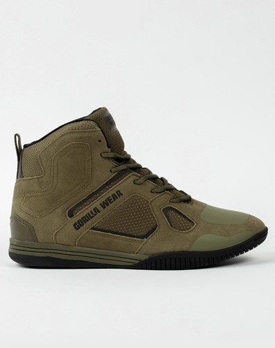 Troy High Tops - Army Green