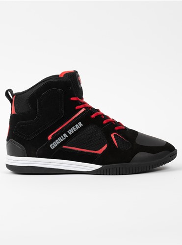Troy High Tops - Black/Red
