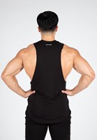 Milo Drop Armhole Tank Top Black