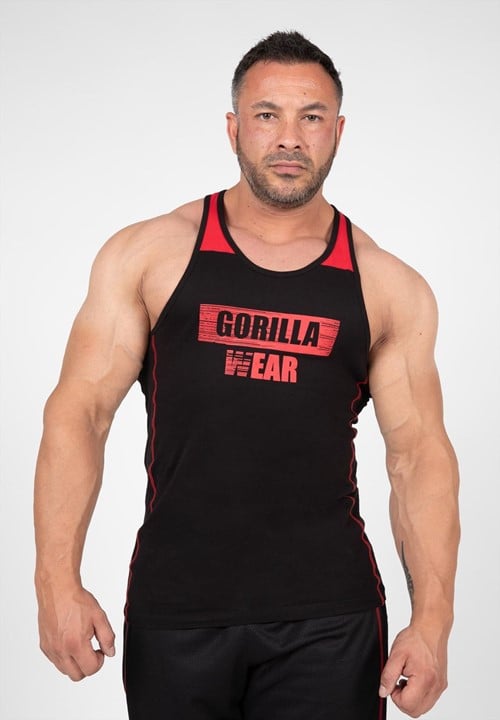 Wallace Tank Top - Black/Red