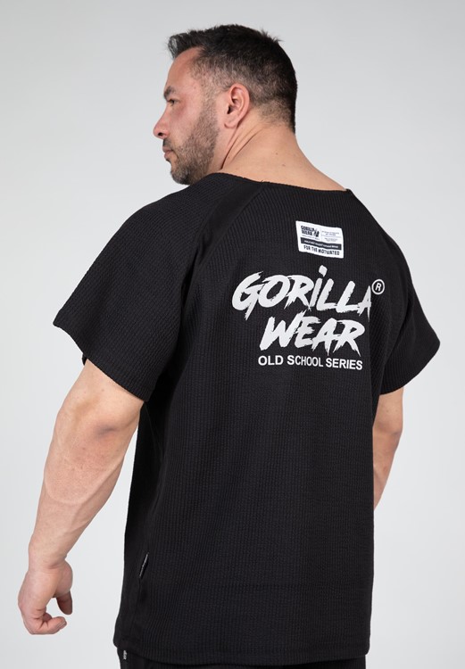 Augustine Old School Workout Top - Black - S/M