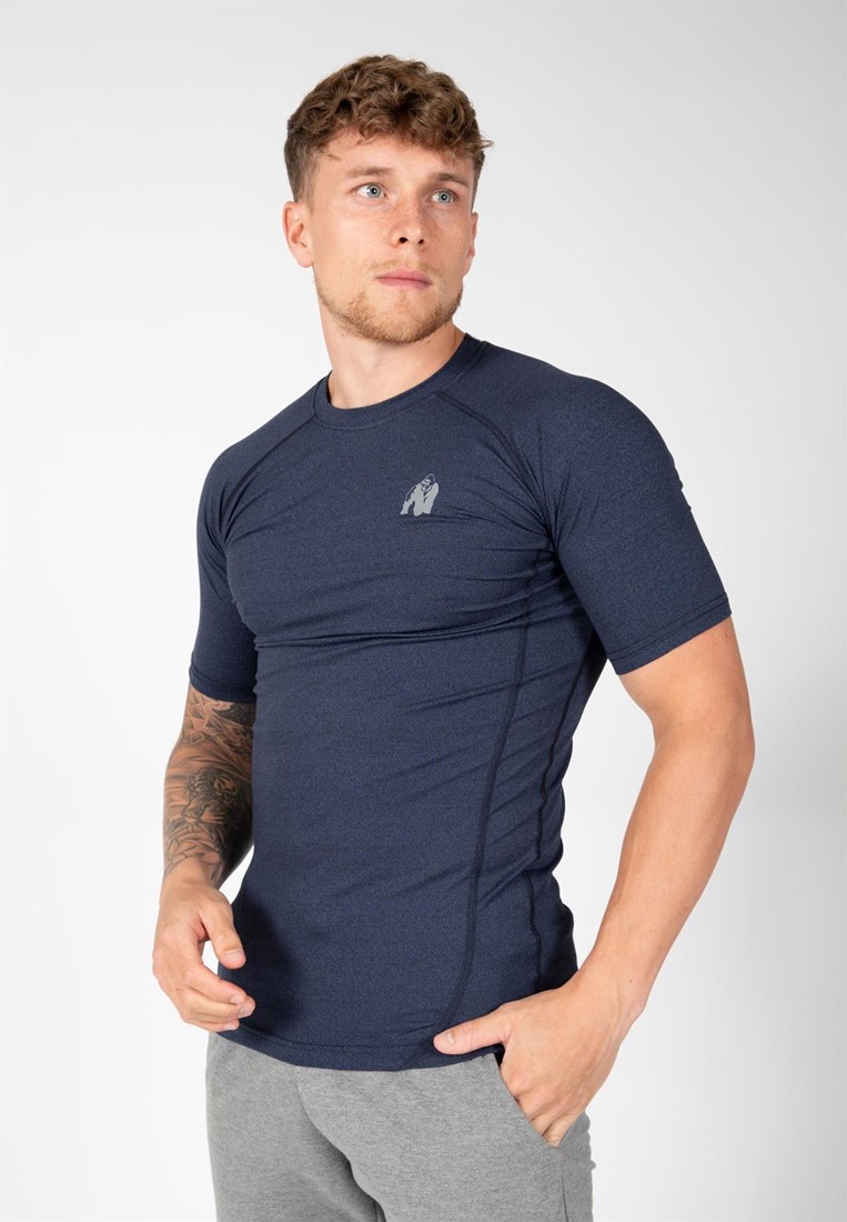 Lewis T-shirt - Navy - 2XL Gorilla Wear
