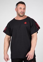 Buffalo Old School Workout Top - Black/Red - S/M