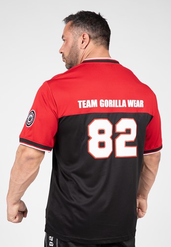 Trenton Football Jersey - Black/Red