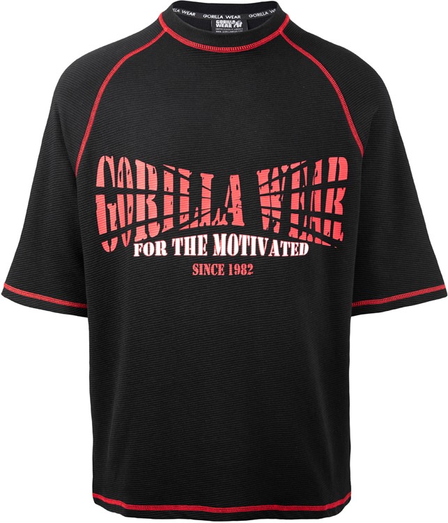 Finley Oversized T-Shirt Black/Red
