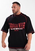 Finley Oversized T-Shirt - Black/Red - S