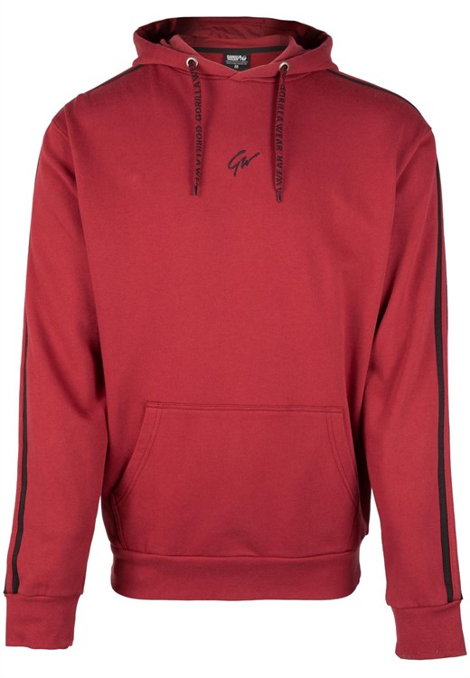 Banks Hoodie red pop voorkant
