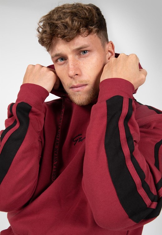 Banks Hoodie red detail