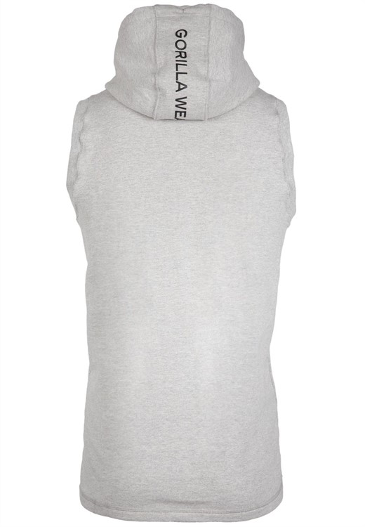 Lincoln Sleeveless Hoodie Gray