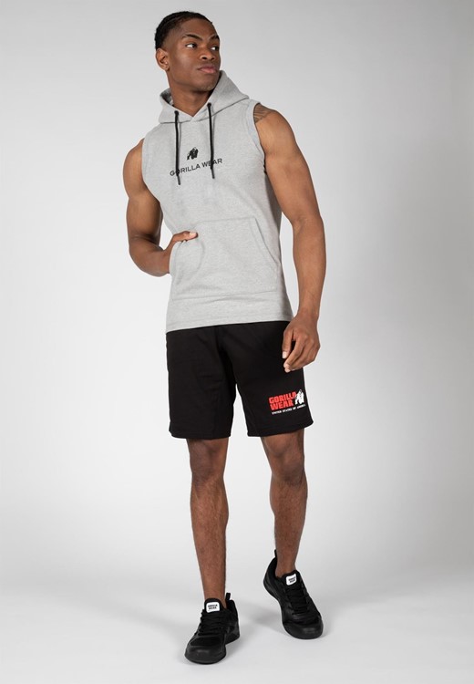 Lincoln Sleeveless Hoodie Gray