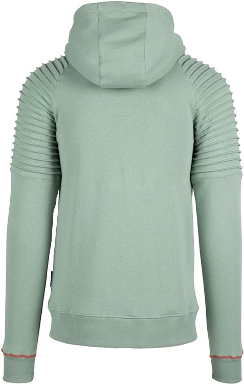 Georgia Zipped Hoodie Green