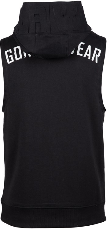 Marshall Sleeveless Hoodie Black