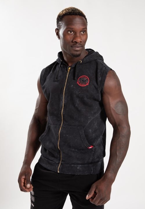 Silverdale Sleeveless Hoodie - Black