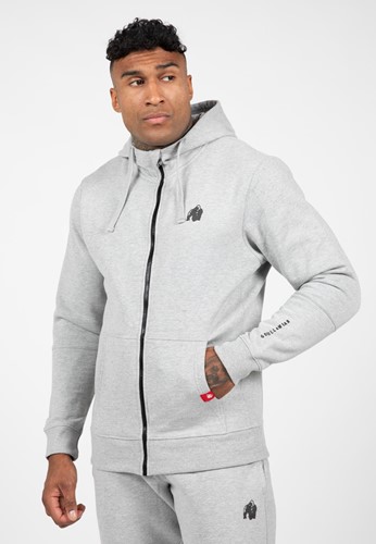 Leon Zipped Hoodie - Gray
