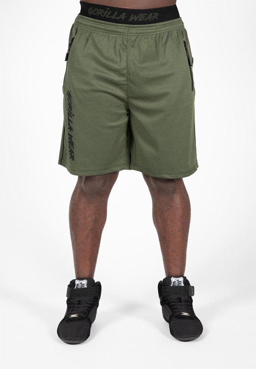 Mercury Mesh Shorts - Army Green/Black - S/M