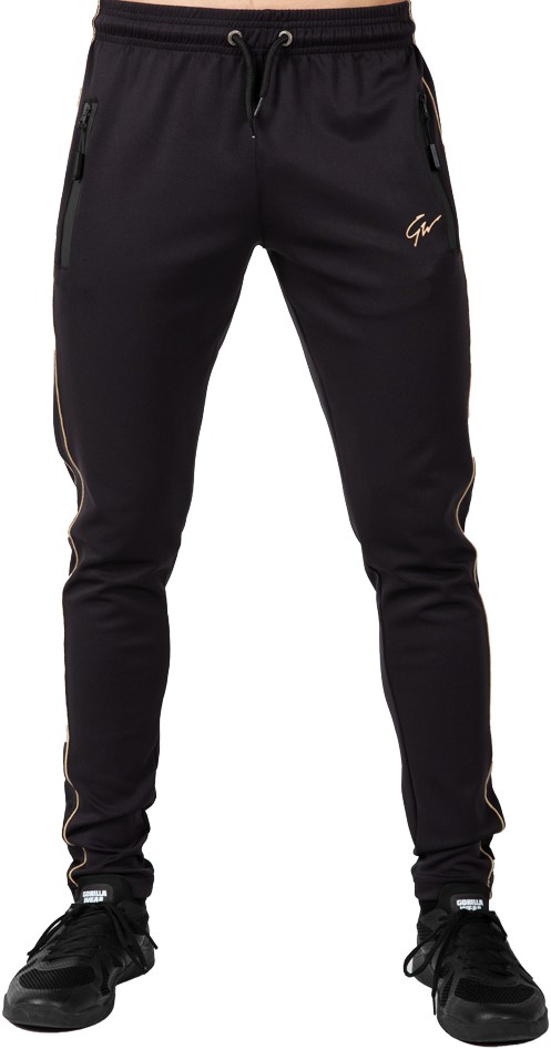 gold track pants