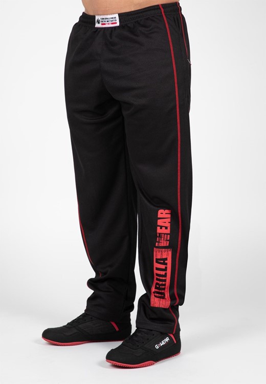 Wallace Mesh Pants - Black/Red - S/M