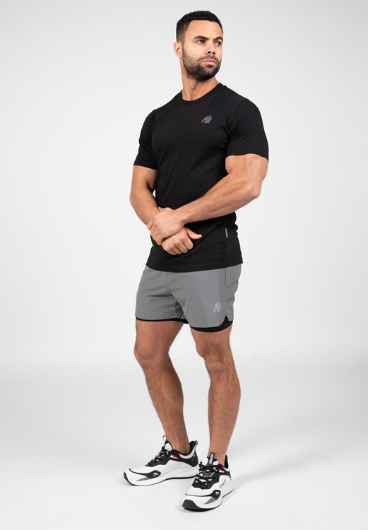 Cortez 2-In-1 Shorts Anthracite