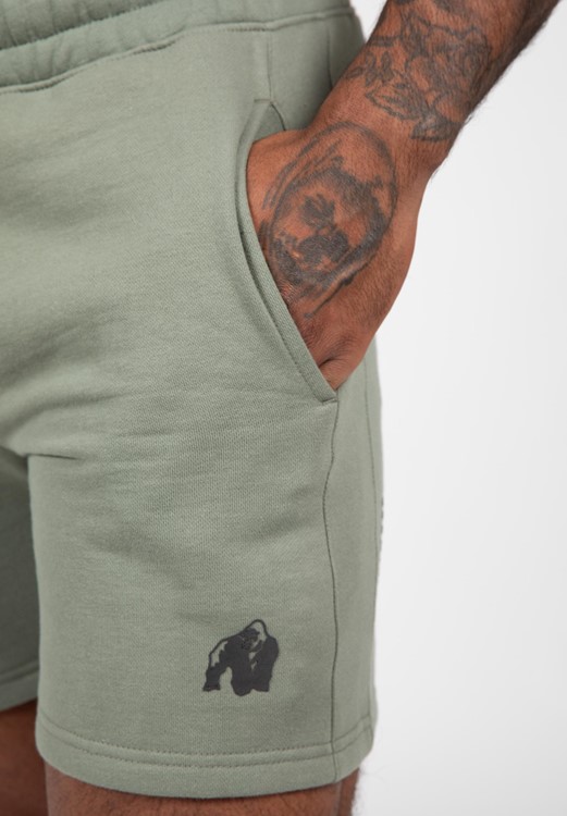 Leon Sweat Shorts Green