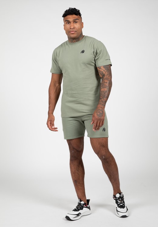 Leon Sweat Shorts Green