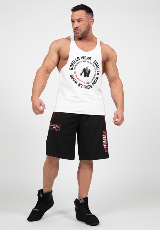 Marlow Mesh Shorts Black/Red