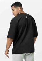 Idaho Oversized Waffle T-Shirt Black