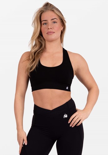 Yava Seamless Sports Bra - Black