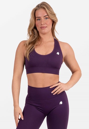 Neiro Seamless Sports Bra - Purple