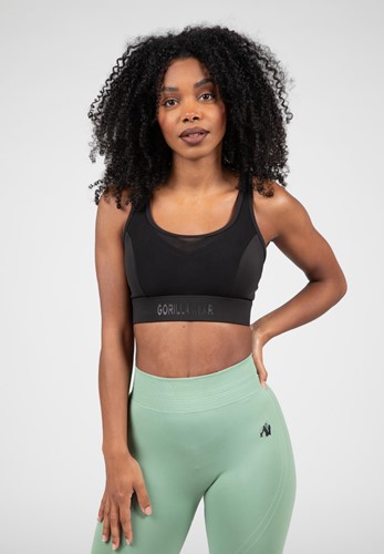 Riley High Support Sports Bra - Black