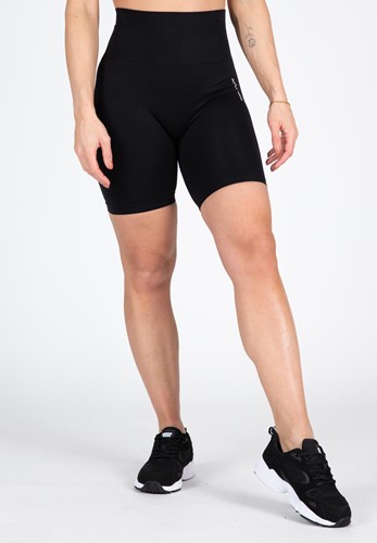Quincy Seamless Cycling Shorts - Black