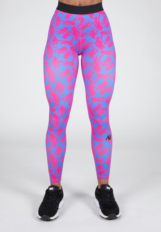 Colby Leggings - Blue/Pink - XS