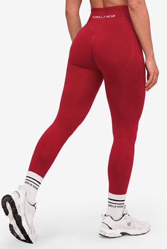 Florence Seamless Contour Leggings - Red