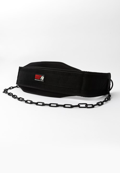 Gorilla Wear Nylon Dip Belt - Black