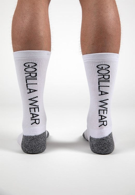 Performance Crew Socks White