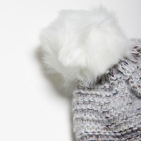 Bellevue Beanie - White/Gray-3