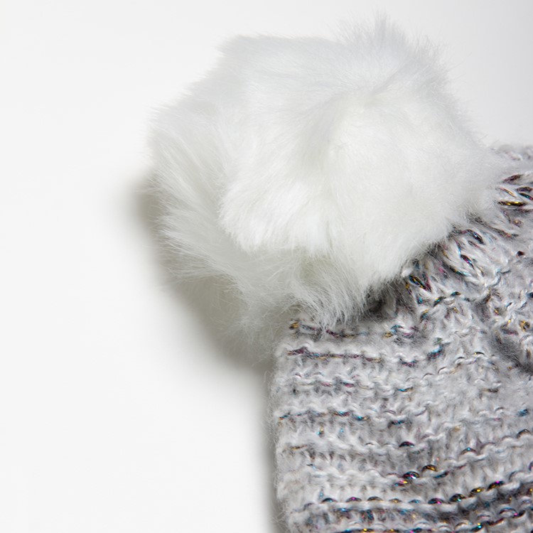 Bellevue Beanie - White/Gray-3