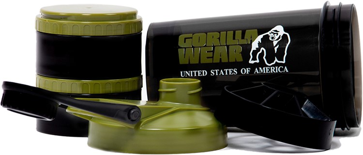 Shaker 2 GO 500ML -  Black/Army Green-2