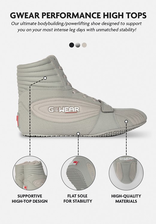 Gwear Performance High Tops infographic