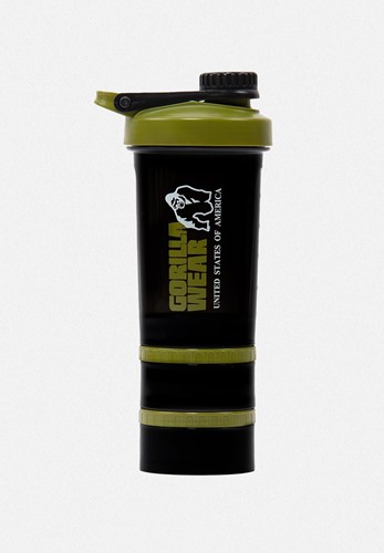 Shaker 2 GO 500ML -  Black/Army Green